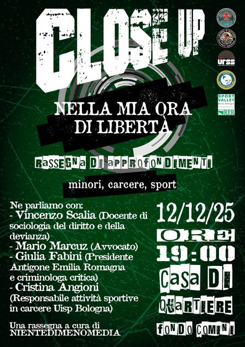 Close up! Rassegna di approfondimenti - #4    Nella mia ora di libertà