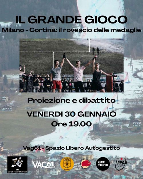 Proiezione “Il grande gioco”