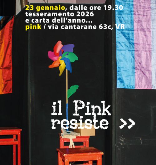 TESSERAMENTO CIRCOLO PINK ANNO 2026 E CARTA DELL'ANNO